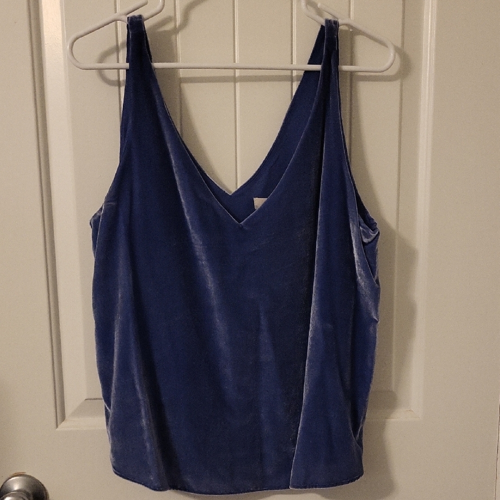 Blue Velvet Tank Top